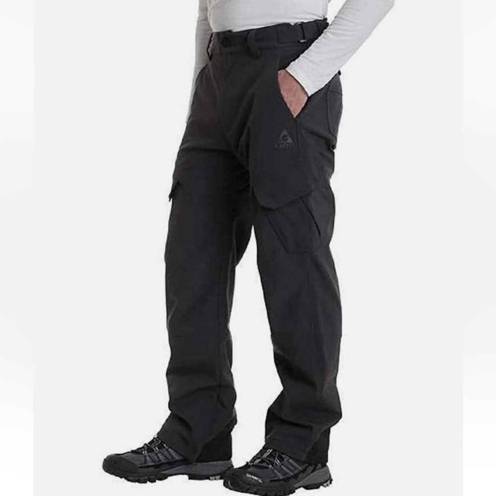 Gerry Insulated Men’s Black Ski Snow Snowboard Pants Size Large Expandable Waist